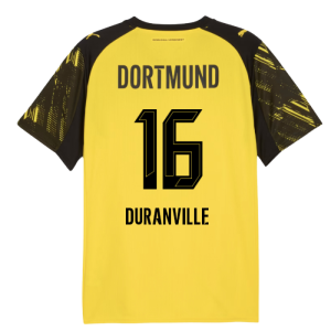 2025-2026 Borussia Dortmund Home Shirt (Duranville 16)