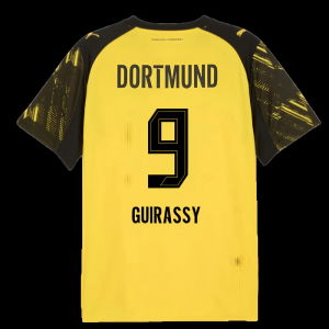 2025-2026 Borussia Dortmund Home Shirt (Guirassy 9)