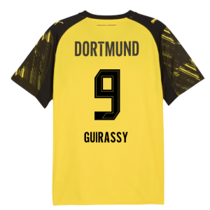 2025-2026 Borussia Dortmund Home Shirt (Guirassy 9)