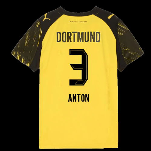 2025-2026 Borussia Dortmund Home Shirt (Kids) (Anton 3)