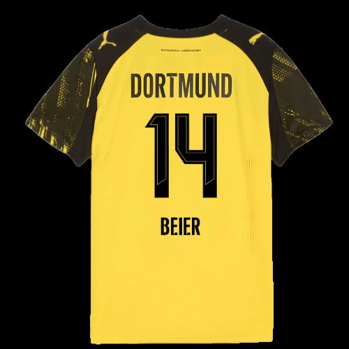2025-2026 Borussia Dortmund Home Shirt (Kids) (Beier 14)