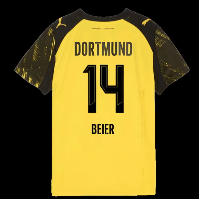 2025-2026 Borussia Dortmund Home Shirt (Kids) (Beier 14)