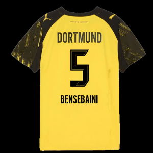 2025-2026 Borussia Dortmund Home Shirt (Kids) (Bensebaini 5)