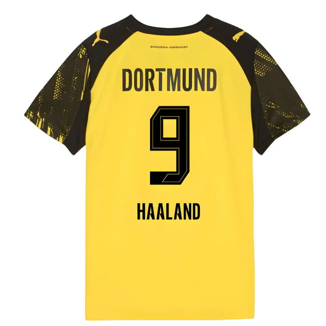 2025-2026 Borussia Dortmund Home Shirt (Kids) (Haaland 9)
