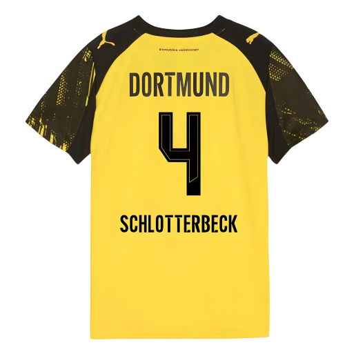 2025-2026 Borussia Dortmund Home Shirt (Kids) (Schlotterbeck 4)