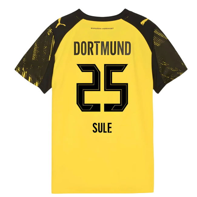 2025-2026 Borussia Dortmund Home Shirt (Kids) (Sule 25)