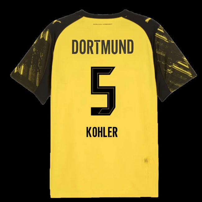2025-2026 Borussia Dortmund Home Shirt (Kohler 5)