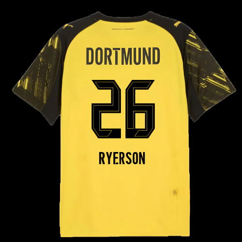 2025-2026 Borussia Dortmund Home Shirt (Ryerson 26)