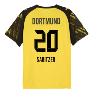 2025-2026 Borussia Dortmund Home Shirt (Sabitzer 20)