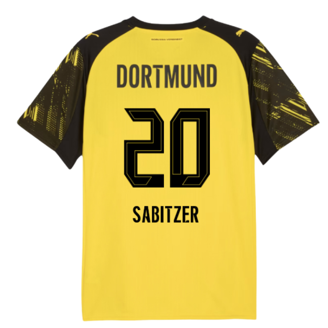 2025-2026 Borussia Dortmund Home Shirt (Sabitzer 20)