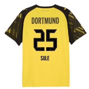 2025-2026 Borussia Dortmund Home Shirt (Sule 25)