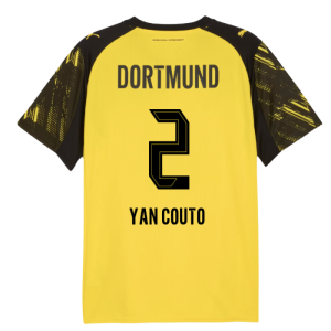 2025-2026 Borussia Dortmund Home Shirt (Yan Couto 2)
