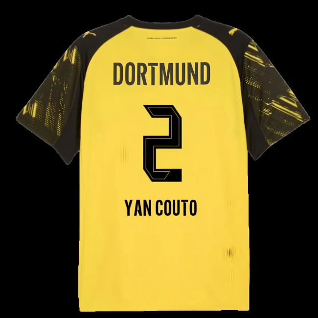 2025-2026 Borussia Dortmund Home Shirt (Yan Couto 2)