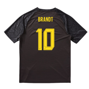 2025-2026 Borussia Dortmund Warm Up Jersey (Black) (Brandt 10)