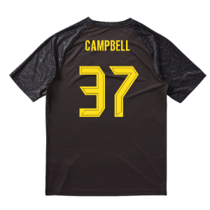 2025-2026 Borussia Dortmund Warm Up Jersey (Black) (Campbell 37)
