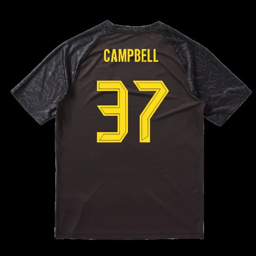 2025-2026 Borussia Dortmund Warm Up Jersey (Black) (Campbell 37)