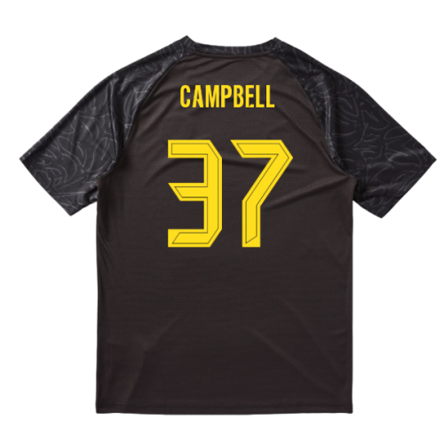 2025-2026 Borussia Dortmund Warm Up Jersey (Black) (Campbell 37)
