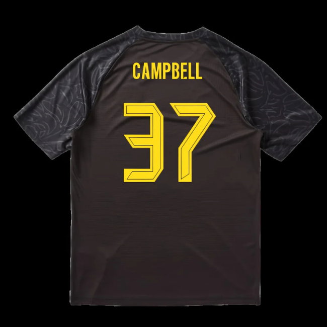 2025-2026 Borussia Dortmund Warm Up Jersey (Black) (Campbell 37)