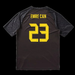 2025-2026 Borussia Dortmund Warm Up Jersey (Black) (Emre Can 23)