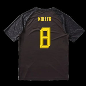 2025-2026 Borussia Dortmund Warm Up Jersey (Black) (Koller 8)
