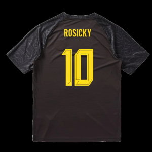2025-2026 Borussia Dortmund Warm Up Jersey (Black) (Rosicky 10)