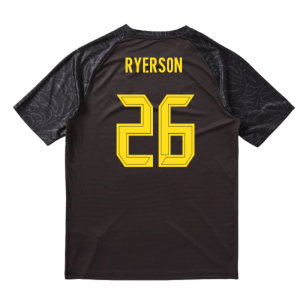 2025-2026 Borussia Dortmund Warm Up Jersey (Black) (Ryerson 26)