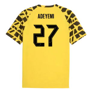 2025-2026 Borussia Dortmund Warm Up Jersey (Yellow) (Adeyemi 27)