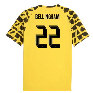 2025-2026 Borussia Dortmund Warm Up Jersey (Yellow) (Bellingham 22)