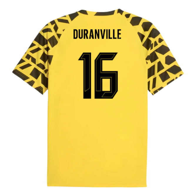 2025-2026 Borussia Dortmund Warm Up Jersey (Yellow) (Duranville 16)