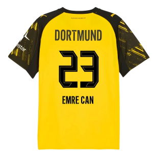 2025-2026 Borussia Dortmund Warm Up Jersey (Yellow) (Emre Can 23)