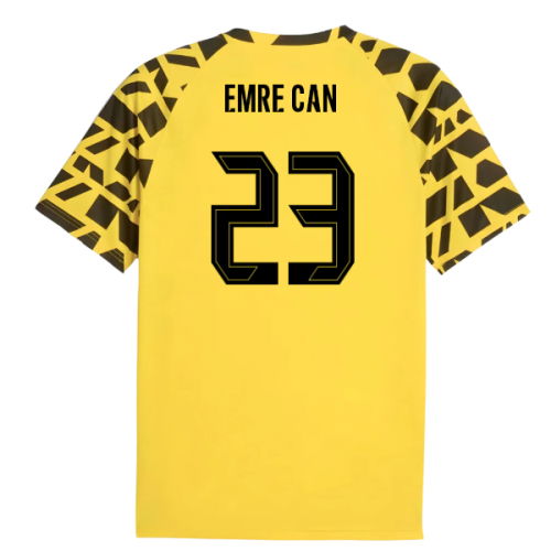 2025-2026 Borussia Dortmund Warm Up Jersey (Yellow) (Emre Can 23)