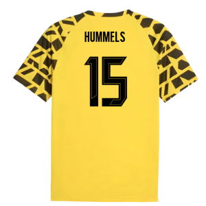 2025-2026 Borussia Dortmund Warm Up Jersey (Yellow) (Hummels 15)