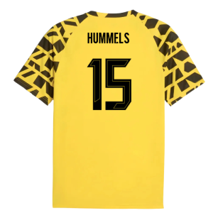 2025-2026 Borussia Dortmund Warm Up Jersey (Yellow) (Hummels 15)