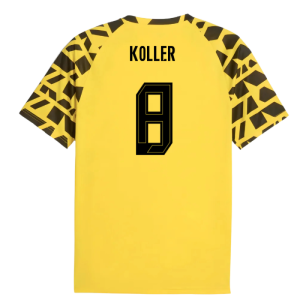 2025-2026 Borussia Dortmund Warm Up Jersey (Yellow) (Koller 8)