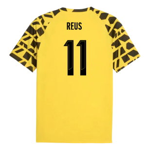 2025-2026 Borussia Dortmund Warm Up Jersey (Yellow) (Reus 11)