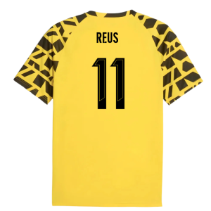 2025-2026 Borussia Dortmund Warm Up Jersey (Yellow) (Reus 11)