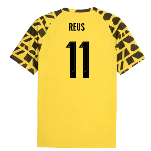2025-2026 Borussia Dortmund Warm Up Jersey (Yellow) (Reus 11)