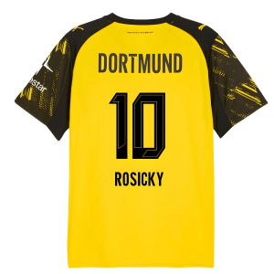 2025-2026 Borussia Dortmund Warm Up Jersey (Yellow) (Rosicky 10)