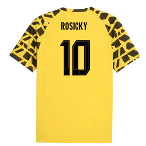 2025-2026 Borussia Dortmund Warm Up Jersey (Yellow) (Rosicky 10)