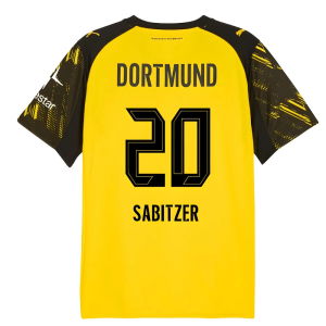 2025-2026 Borussia Dortmund Warm Up Jersey (Yellow) (Sabitzer 20)
