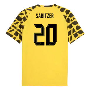 2025-2026 Borussia Dortmund Warm Up Jersey (Yellow) (Sabitzer 20)