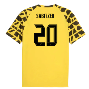 2025-2026 Borussia Dortmund Warm Up Jersey (Yellow) (Sabitzer 20)