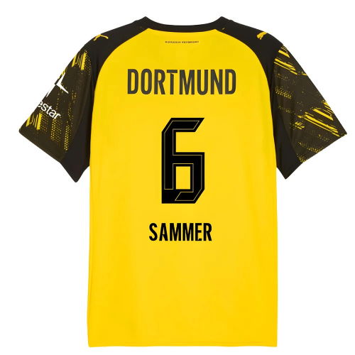 2025-2026 Borussia Dortmund Warm Up Jersey (Yellow) (Sammer 6)