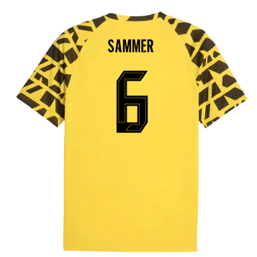 2025-2026 Borussia Dortmund Warm Up Jersey (Yellow) (Sammer 6)