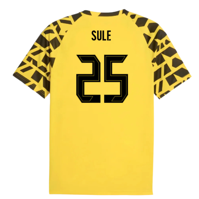 2025-2026 Borussia Dortmund Warm Up Jersey (Yellow) (Sule 25)