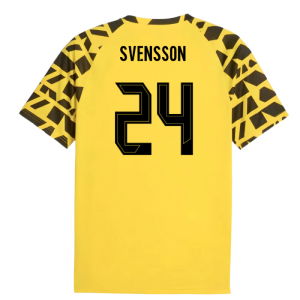 2025-2026 Borussia Dortmund Warm Up Jersey (Yellow) (Svensson 24)