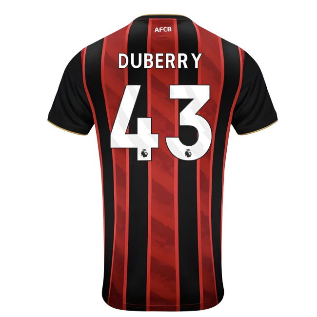 2025-2026 Bournemouth Home Shirt (Duberry 43)