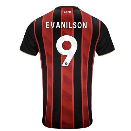 2025-2026 Bournemouth Home Shirt (Evanilson 9)