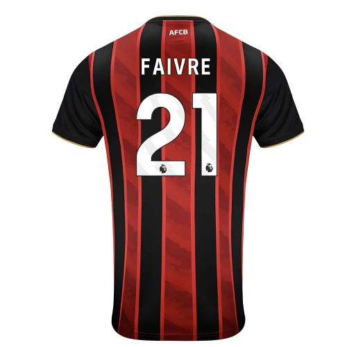 2025-2026 Bournemouth Home Shirt (Faivre 21)