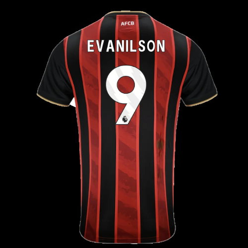 2025-2026 Bournemouth Home Shirt - Kids (Evanilson 9)